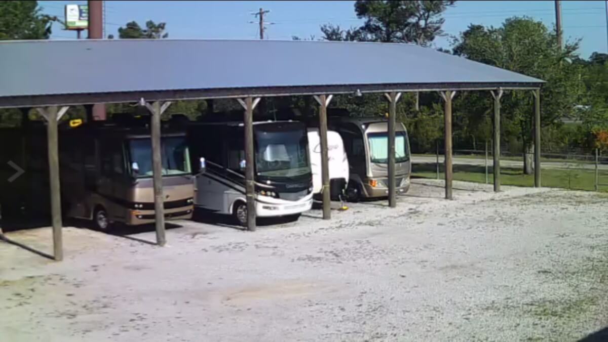 Image 7 of our storage park in Biloxi | Allure RV Park