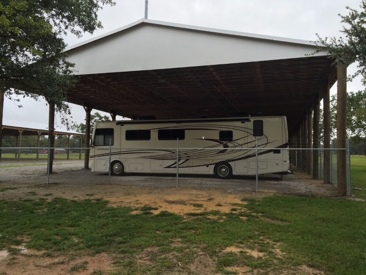 Image 8 of our storage park in Biloxi | Allure RV Park