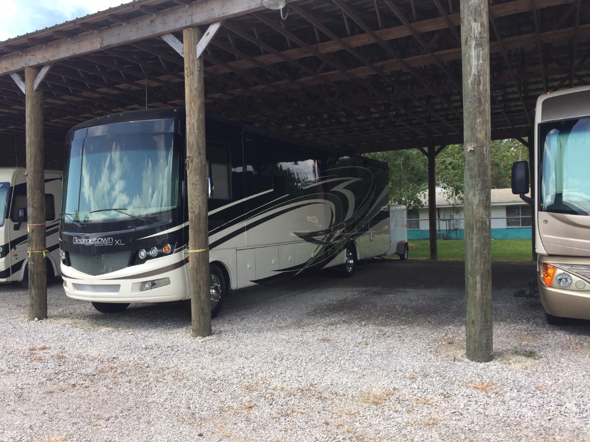 Image 1 of our storage park in Biloxi | Allure RV Park