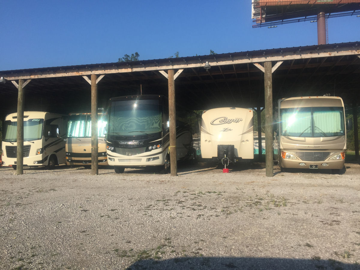 Image 4 of our storage park in Biloxi | Allure RV Park